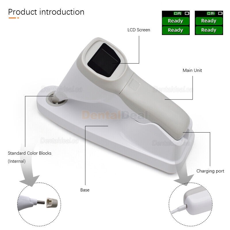 Dental Digital Color Comparator Dentist Tooth Shade Guide LCD Screen